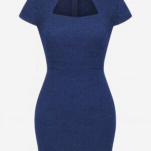 Grace Karin Navy Blue Cocktail Dress | Size Large | NWT